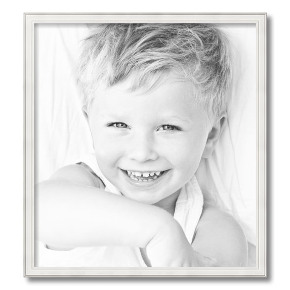 ArtToFrames 21x23 inch White Picture Frame, White Wood Poster Frame (4318)