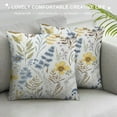thumbnail image 3 of GOSMITH  Floral Throw Pillow Cover Wild Flower and Butterfly Throw Pillowcase for Home Decor, 3 of 5