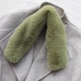 thumbnail image 3 of Fashion  Faux Mink Fur Outdoor False Collar Fleece Neck Neck Warmers Women Coat Collar Fur Wool Collar BLACK, 3 of 7