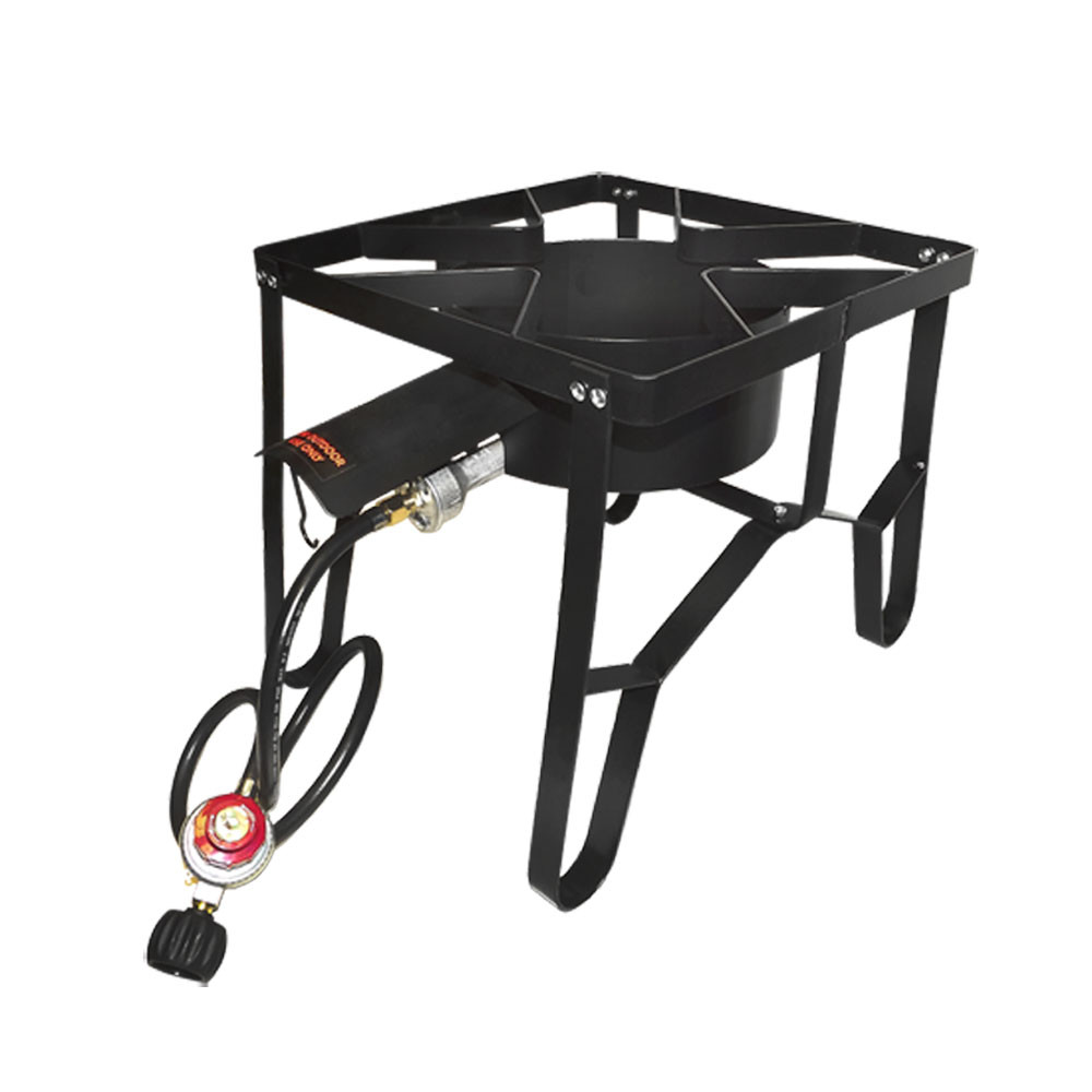 Portable Camping Single High Pressure Propane BBQ Gas Stove Burner Cook Cooking