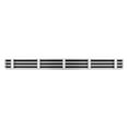 thumbnail image 2 of BUILDMART - 60" Linear Slot Diffuser - (3 Slot) Triple Slot - White Decorative Aluminum Air Vent - Heating and Cooling Modern AC Vent Cover for Ceiling, Walls & Floors - Texas Buildmart, 2 of 7