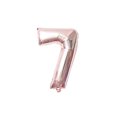 thumbnail image 1 of 16 pulgadas Tamaño grande Oro Plata Rosa Oro Número Globo Cumpleaños Decoraciones para fiestas de bodas Globos de aluminio Niño Niño Juguete Kits de decoración para fiestas Oro rosa siete Naiovety HA002665-27, 1 of 1