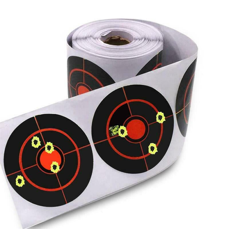 US 100/250pcs Shooting Adhesive Targets Splatter Reactive Target Sticker 7.5cm 