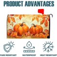 thumbnail image 6 of Welcome Fall Pumpkin Mailbox Covers Magnetic Standard Size 18X21 Autumn Harvest Thanksgiving Magnetic Waterproof Mail Wraps for Outdoor Yard Garden Standard Mailbox Decor, 6 of 7