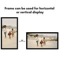 thumbnail image 5 of Americanflat 12x24 Picture Frame with Polished Plexiglass Wide Photo Frames Made Vertical Horizontal - Black, 5 of 7