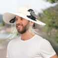 thumbnail image 5 of Clearance Saving Hat with Fans Solar Power - Solar Powered Fan Hat for Men - Wide Brim Sun Hat with 3 Solar Fan Outdoor Fishing Hiking Camping (Khaki), 5 of 7
