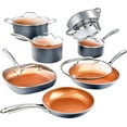 thumbnail image 1 of Gotham Steel Diamond 12 Piece Ultra Nonstick Ceramic Pots and Pans Cookware Set Oven Dishwasher Safe, 1 of 9