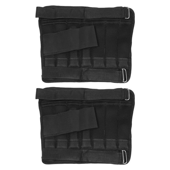 Raindrops Black Foot Weights Straps 1 Pair for Running Fitness Leg Workouts Breathable Adjustable