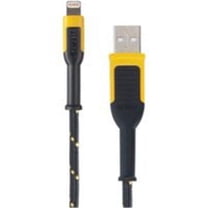 Dewalt Phone Charger Lightning Reinforced Braided Cable 4'