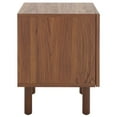 thumbnail image 6 of SAFAVIEH Ophelia 1 Door Night Stand, Walnut/Natural (14.8 in. W x 15.5 in. D x 20.8 in. H), 6 of 13