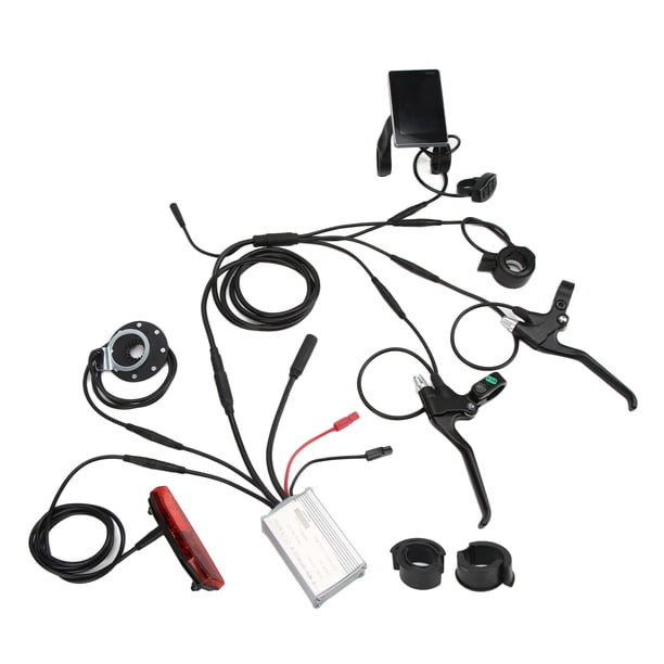 Kit De Controlador Sin Escobillas Para Bicicleta, Dispositivos Completos Controlador De Bicicleta Eléctrica Conveniente Carcasa De Ranura Transparente Con Acelerador De Pulgar ANGGREK Otros