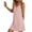 Pink, variant on QSXADF Women Spaghetti Strap Dress Summer Mini Dress A Line Dress Spaghetti Strap Sleeveless Plaid V Neck Daily Casual Everyday Summer Dress For Women