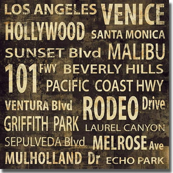 Artistic Home Gallery L.A. by Luke Wilson Premium Stretched Canvas Wall Art