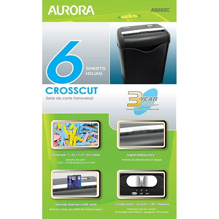 Aurora AS662C Light Duty Shredder - Walmart.com