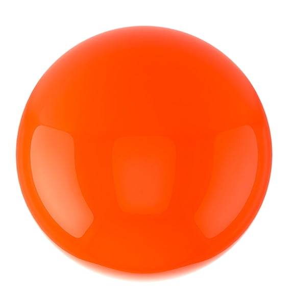 FOMIYES Orange Reflective Gazing Globe Stainless Steel Outdoor Metal Sphere for Garden Decor