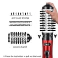 thumbnail image 4 of fastboy Brosse à Air Chaud Rotative Rouge Sûre et Durable pour Coiffures Durables Réglages de Chaleur Ajustables, 4 of 6