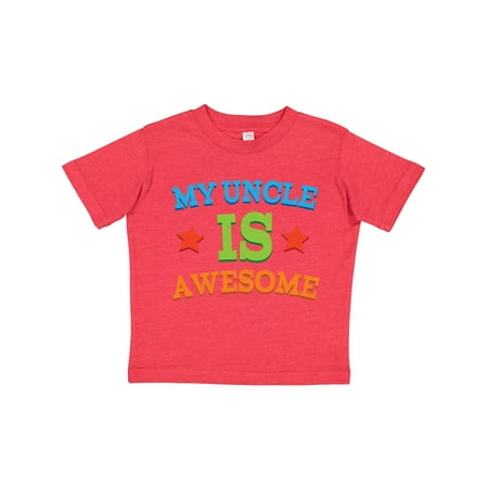 

Inktastic My Uncle is Awesome Gift Toddler Boy or Toddler Girl T-Shirt