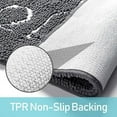 thumbnail image 3 of Junovo Indoor Door Mat Rug Super Absorbent Doormats for Muddy Shoes Dog Paws,Non Slip Bathroom Floor Mats,30"x48"Grey, 3 of 8