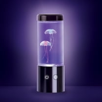 Merkury Innovations Jellyfish Night Light Lamp Motion & Multicolor Leds - Easy Mode Switching, USB Powered - 9"