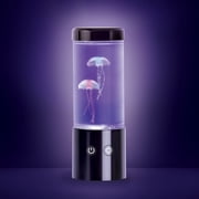 Merkury Innovations Jellyfish Lamp Motion & Multicolor Leds - Easy Mode Switching, USB Powered - 9"
