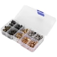 thumbnail image 2 of Round Head Stud,Stud Screw Set Leather Screw Grommet Set Leather Fasteners Smooth Operation, 2 of 14