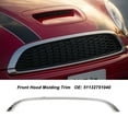 thumbnail image 3 of Front Hood Molding Trim, ABS Upper Grille Surround Hood Trim Replacement 51132751040 for 2007-2014 Cooper R55 R56 R57 Base LCI R58 R59 S JCW, Automotive Exterior Accessories, 3 of 7