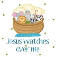 thumbnail image 2 of CafePress - Jesus Watches Over Me Baby Infant Bodysuit - Baby Light Bodysuit, Size Newborn - 24 Months, 2 of 4