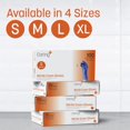 thumbnail image 4 of Guantes de examen de nitrilo Caring XL (90 unidades) sin polvo, 4 of 6