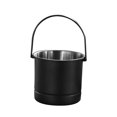 thumbnail image 3 of Ice Bucket Stainless Steel Champagne Bucket Multipurpose Drinks Bottle Cooling Container for Entertaining BBQ Summer Vacation Bar Accessories Black, 3 of 9