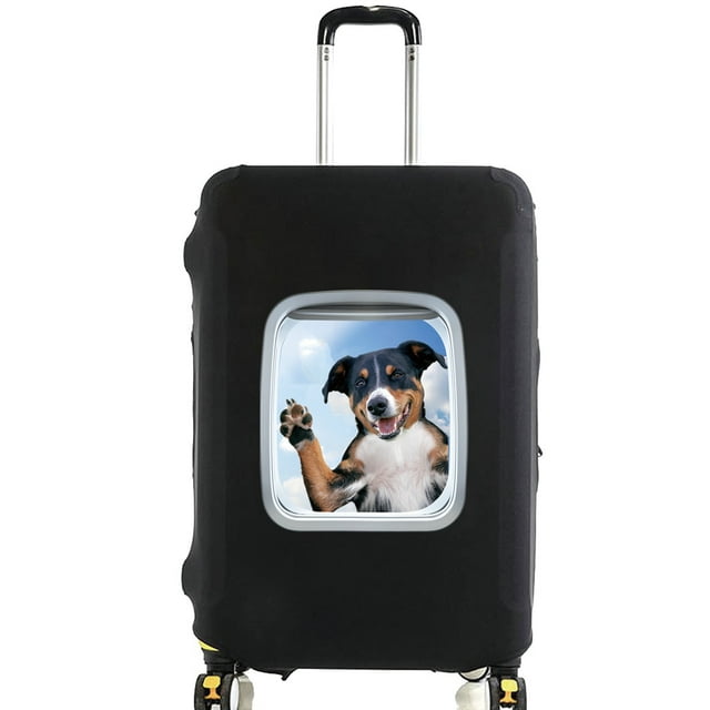 Animal Series Printed Pattern Travel Essentials Bag with 18-32 Inch Capacity Travel Accessories Trolley Case Protective Cover 8animal 045 L