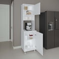 thumbnail image 6 of DEPOT E-SHOP Kitchen Pantry Cabinet - 5 Shelf Storage, 2 Doors, White - Tall & Sturdy Pantry, 6 of 6