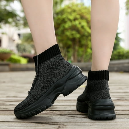 

Womem Shoes Fashion Height Increasing Shoes Socks Shoes Casual Sports Shoes Note Please Buy One Or Two Sizes Larger
