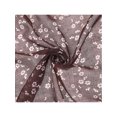 thumbnail image 4 of INSPIRE CHIC Women's Floral Printed Long Scarf, Lightweight Soft Sheer Head Wrap Shawl Scarves for All Season 70.9x27.6" Dark Coffee, 4 of 6