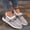 Gray, variant on Loafers for Women Fall Winter Casual Fleece Lined Warm Comfy Fashion Strap Deco Slip On Flats Versatile Round Toe Plush Outdoor Platform Walking Shoes