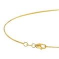 thumbnail image 5 of JewelStop 18K Solid Yellow Gold .6 mm Box Chain Necklace 18" w/Lobster Claw Clasp, 5 of 6