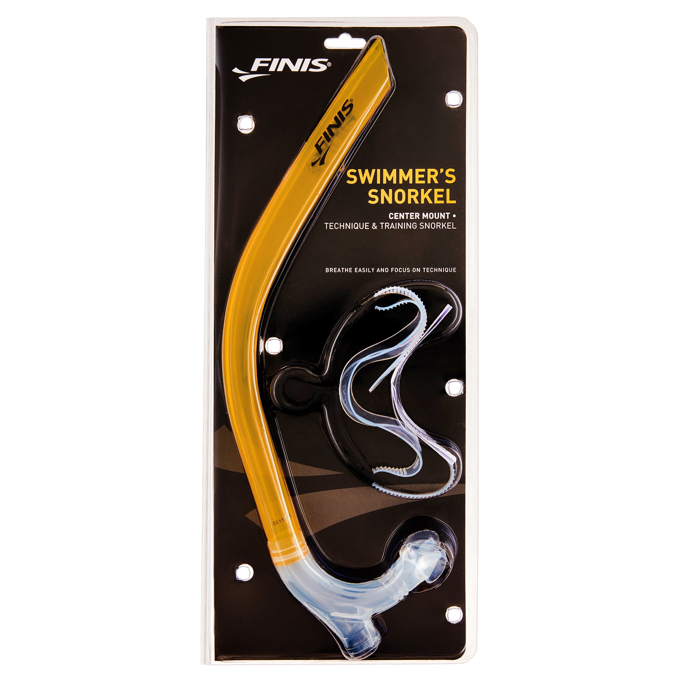 Yellow FINIS Adult Swimmer's Snorkel 