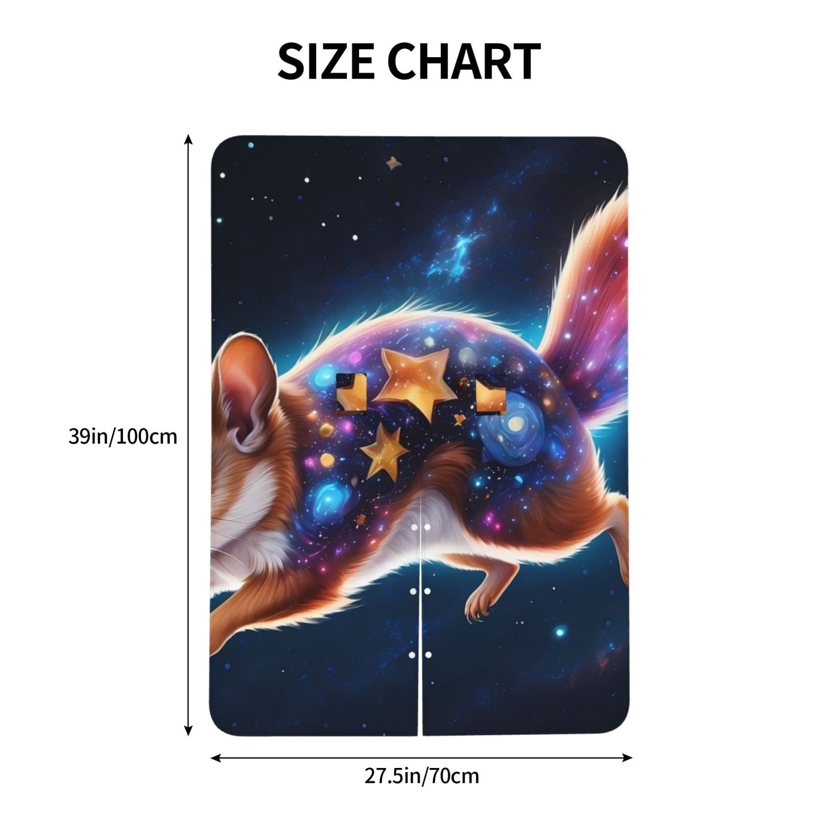 Naloa Colorful Star River Squirrel Baby Car Seat Cover, Breathable Baby Carrier Cover, Multiuse Baby Carrier Cover & Nursing Breastfeeding Cover