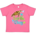 thumbnail image 3 of Inktastic Earth Day Sea Turtle and Hearts Boys or Girls Toddler T-Shirt, 3 of 5