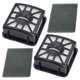 thumbnail image 1 of Paquete de 2 filtros HEPA postmotor compatibles con Shark IQ Robot R101AE RV1000S RV1001AE UR1000SR UR1005AE Base autovaciable al vacío en comparación con la pieza # 107KY1000AE, 1 of 1