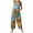 A, variant on Overalls for Women Fashion Ethnic Style Patchwork Vintage Printed Buttons Suspender Wide Leg Jumpsuit Summer Outfits for Women 2025