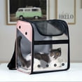 thumbnail image 3 of Pet Carrier Breathable Foldable Portable Clear Pet Backpack Cat Carrier Bag, 3 of 10