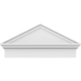 thumbnail image 3 of Ekena Millwork 30"W x 14-3/8"H x 2-3/4"P (Pitch 6/12) Peaked Cap Smooth Architectural Grade PVC Combination Pediment, 3 of 8