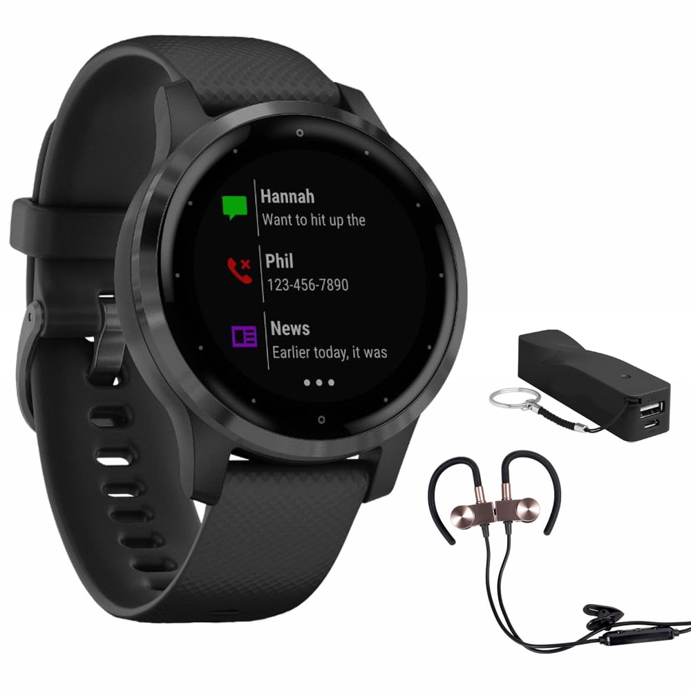 春夏秋冬おさんぽシリーズ Ｅ GARMIN vivoactive 4S Black/Slate 010-02172-17 