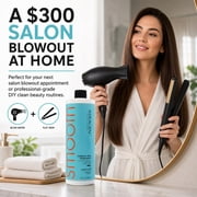 KERAGEN - Brazilian Keratin Smoothing Treatment, Blowout Straightening System for Dry and Damaged Hair, Formaldehyde Free, 16 Oz - Eliminate Curls and Frizz, Fine to Medium Hair