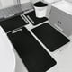 thumbnail image 5 of Juego de alfombras de baño 5PCS Alfombra de baño grande y gruesa | Vellón de terciopelo lavable a máquina absorbente de agua antideslizante | Alfombrillas de espuma suave y moderna para baño, ducha, 5 of 8