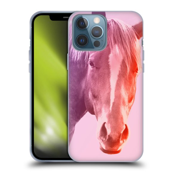Head Case Designs Officially Licensed Mark Ashkenazi Pastel Potraits Horse Soft Gel Case Compatible with Apple iPhone 13 Pro Max