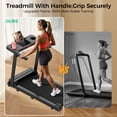 thumbnail image 6 of Tomile Treadmill, 3.0 HP Walking Pad Treadmill for Home, Folding Running Treadmill with 300 lbs Capacity, LED Display, 6 of 11