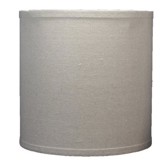 Urbanest Linen Drum Lamp Shade - Natural, 10 x 10 x 10 Inch, Spider