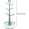 thumbnail image 2 of Mug Holder Tree, Mug Holder Coffee Mug Holder Removable Organizer Mug Rack Stand Countertop Mug Tree Home Storage Mug Hooks, 2 of 7
