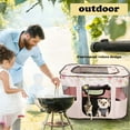 thumbnail image 2 of LAMIRO Small Animal Playpen, Cat Enclosures for Indoors, Foldable Dog Playpen Portable Kennel Pet Playpen Dog Cage Waterproof Tent for Puppy Dogs Cats Rabbits, 2 of 4